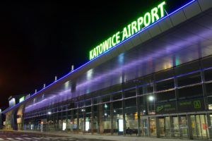 Hala odlotowów portu lotniczego Katowice Airport